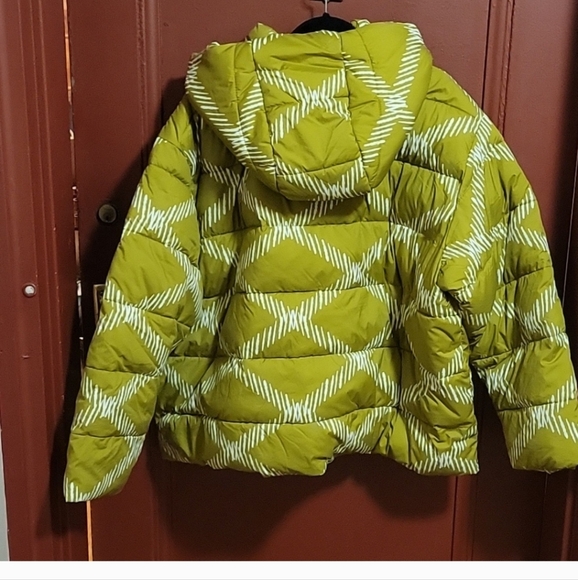 AVA & VIV GREEN DIAMOND LADIES SHORT PUFFER HOODIE JACKET SIZE 2X - Picture 2 of 13